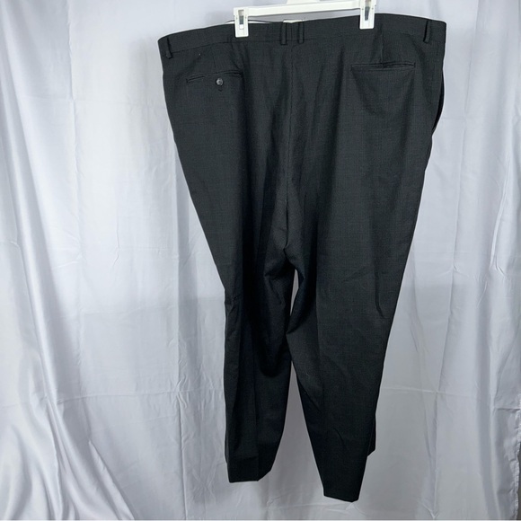 Jones New York Trouser Suit Pants Solid Pinstripe Button Hook & Eye Zip Closure - Picture 5 of 9